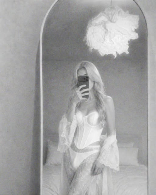 Alex in a soft monochrome look